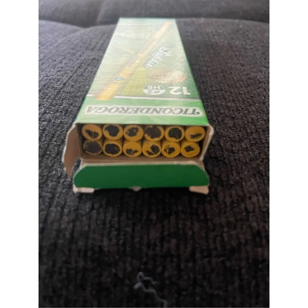 New Dixon Ticonderoga Laddie Vintage HB #2 Pencil Real Wood 12 Pack‎ Pencils